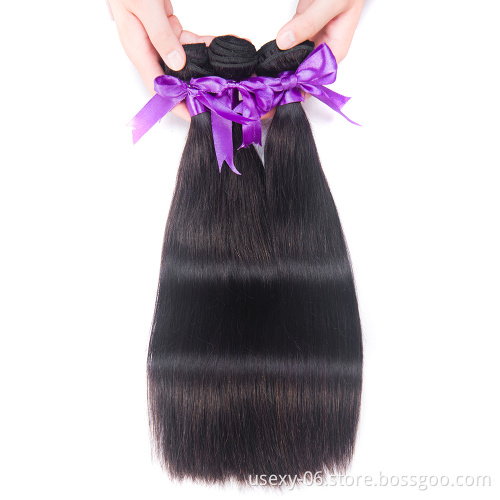 Cheap Hair Extensions Cuticle Aligned Raw Virgin Hair Weave cheveux humain Brazilian Hair Bundles With Frontal Closure